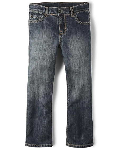 The Children's Place Boys' Basic Bootcut Jeans